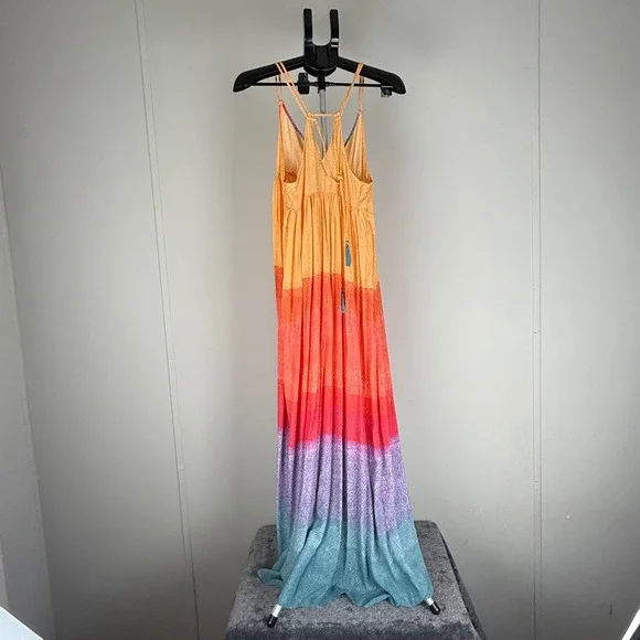 Anthropologie x Carla Weeks Setting Sun Maxi Dress Womens Size Small - Picture 2 of 6